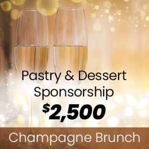$3,000 Pastry & Dessert Station Sponsorship