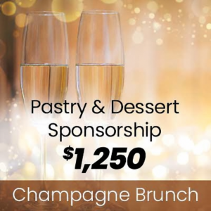 $1,250 Pastry & Dessert Station Sponsorship